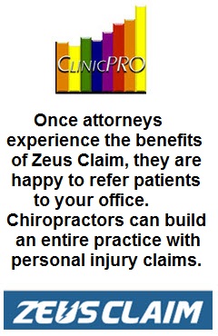 ClinicPro software partners with Zeus claims for personal injury practices.